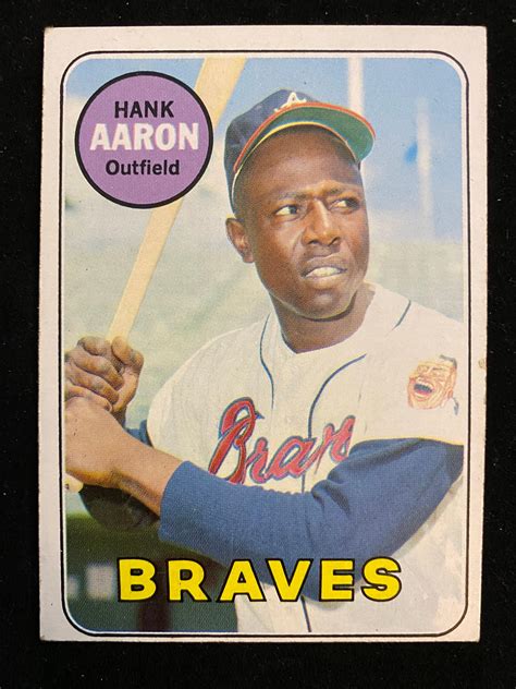 00 FREE shipping <b>Hank</b> <b>Aaron</b> Topps 1967 1968 1969 1970 (reprint <b>cards</b>) ToppsnMarvel (50) $10. . Baseball card hank aaron